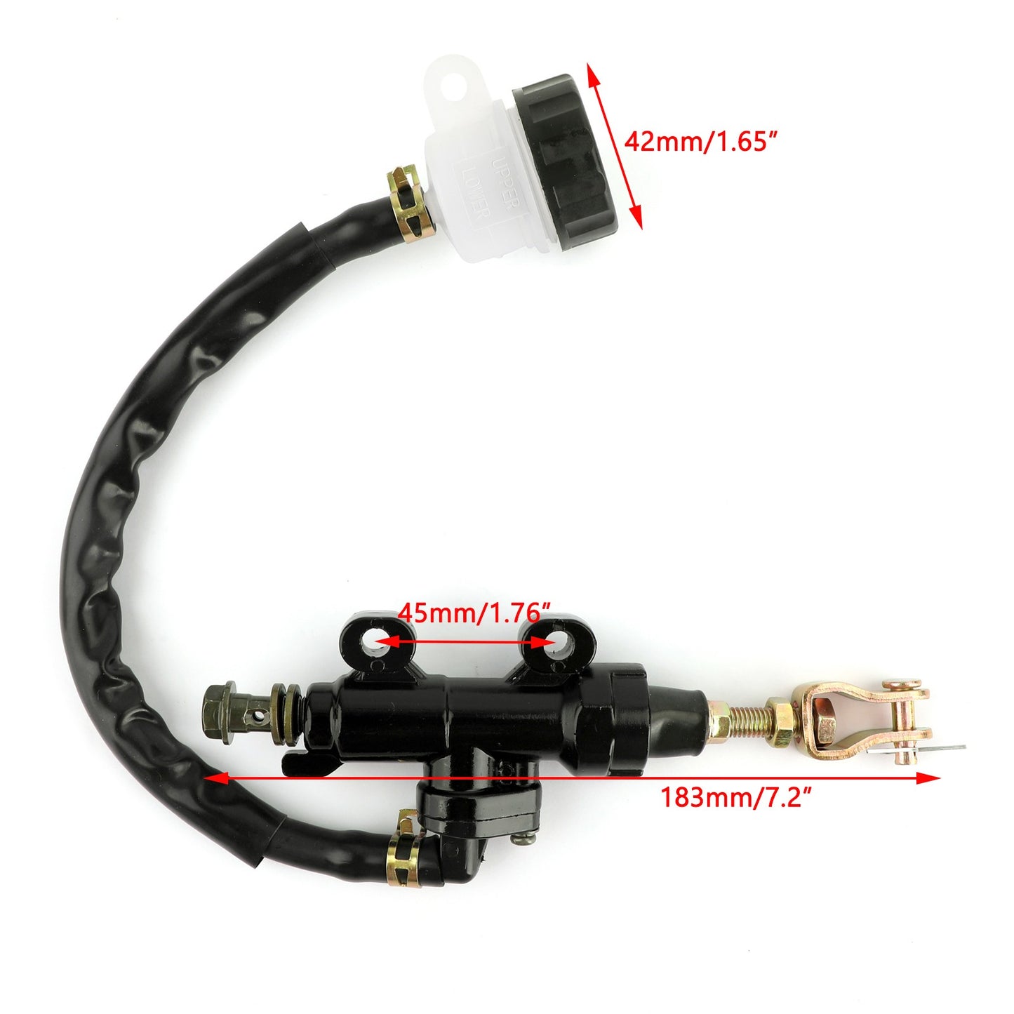 Rear Brake Master Cylinder Fluid Reservoir For Honda 250 400 CBR 600 1000 CB US