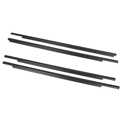 4x Car Outside Window Weatherstripeal Belt Moulding For Mitsubishi Outlandr2