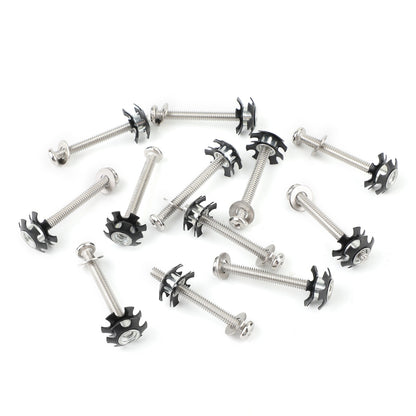 12 RV LADDER REPAIR KIT nuts Stainless Bunk Motorhome Parts Camper Trailer Coach
