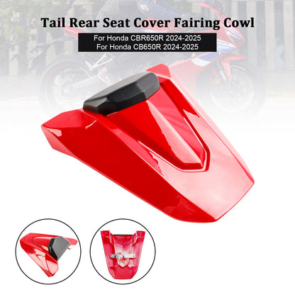 Rear Tail Seat Fairing Cover For Honda CBR650R CB650R 2024-2025 Red
