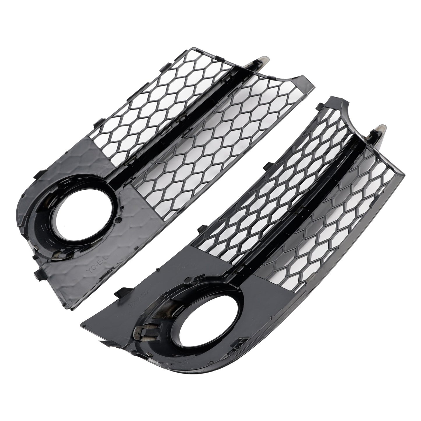 Honeycomb Front Bumper Fog Light Grille Fit Audi TT MK2 S-Line TTS 2011-14
