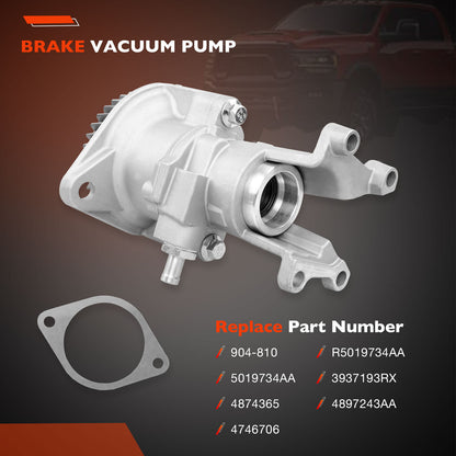 Gear Driven Vacuum Pump For Dodge 94-02 Ram 2500 3500 5.9L Cummins Diesel 904810