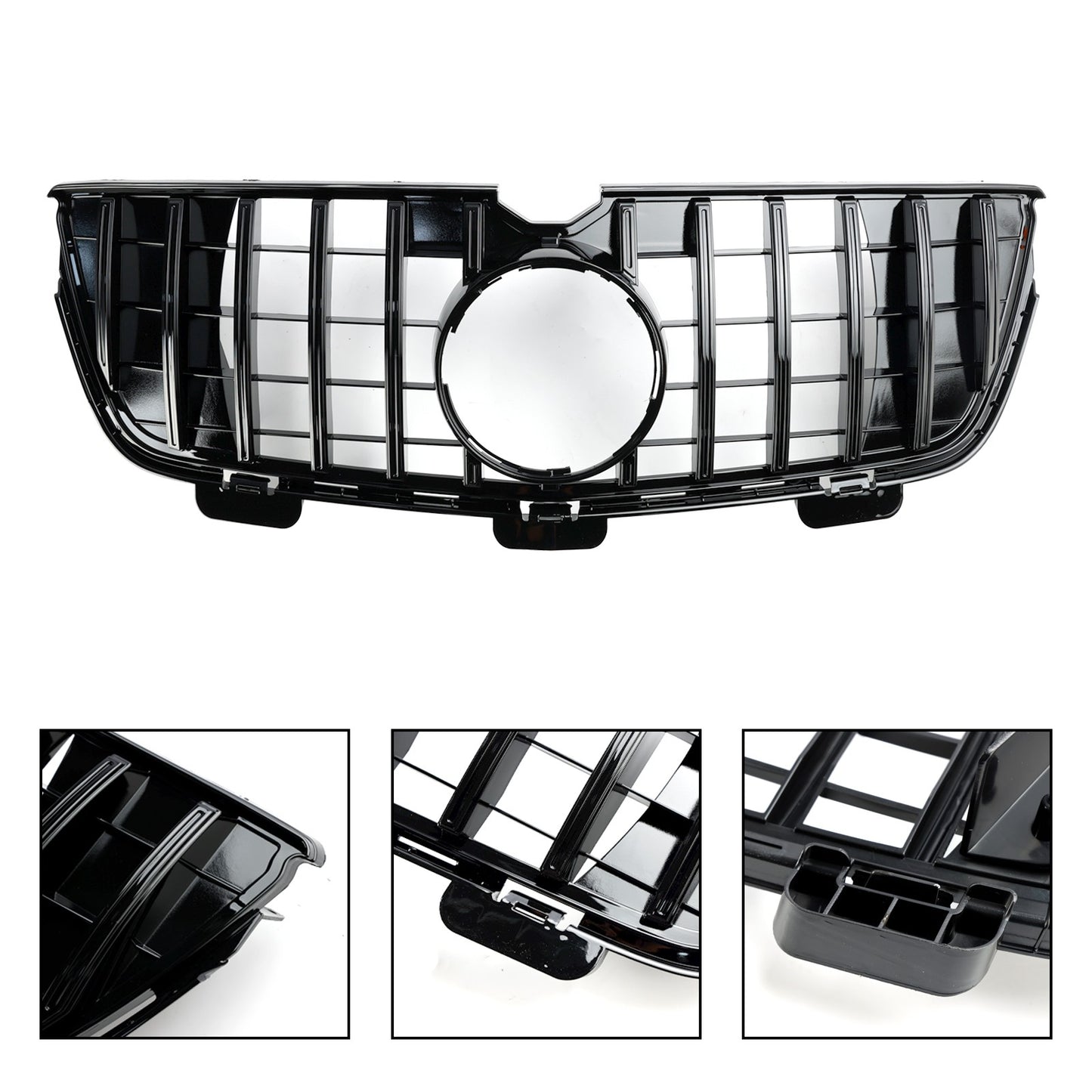 Front Bumper Grill Grille Fit Mercedes-Benz GL-Class X164 GL450 GL500 10-12