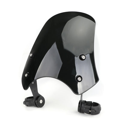 ABS Motorcycle Windscreen Windshield For Dyna Softail Models Black New