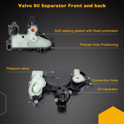 Oil Separator Engine Crankcase Vent Valve For 14-18 Audi A4 A5 TT VW Golf Passat