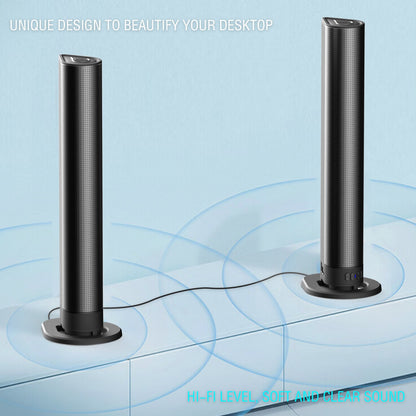 Detachable Surround Sound Bar Wireless Subwoofer 2 Speaker System Home Theater`