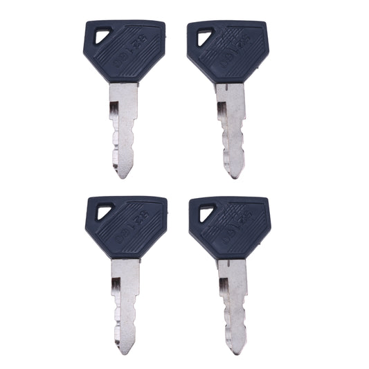 Solid Spare 4X Ignition Key 198360-52160 for Yanmar and John Deere Tractor