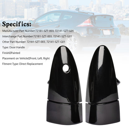 Pair Left & Right Outer Door Handles 72181-SZT-003 For Honda 2011-2015 CRZ CR-Z