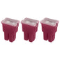 30A Straight Female Fuse Cartridge FLF PAL Auto Link for Car Truck RV SUV - 3pk