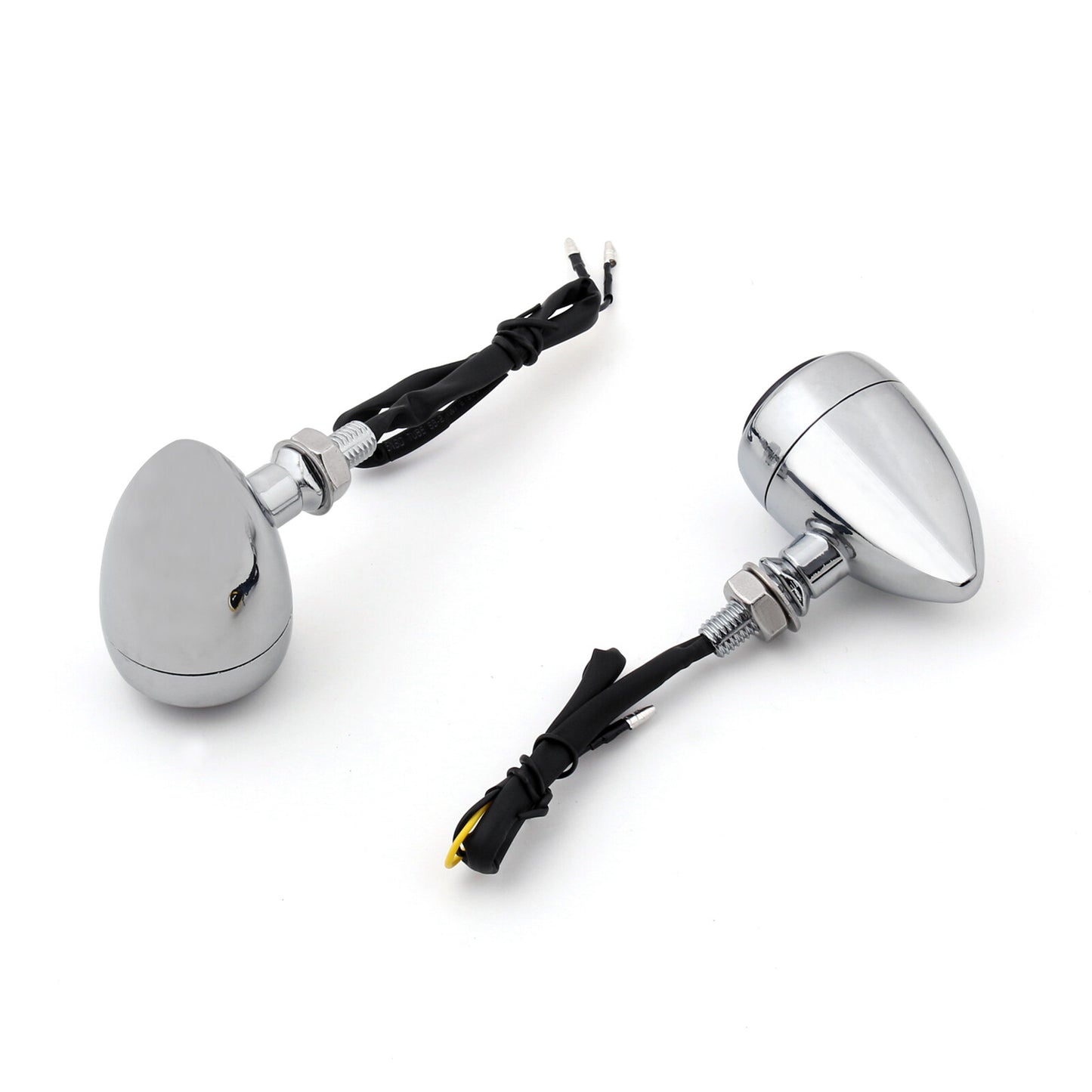 Motorcycle Bullet Turn Signals Indicators Fit For Chopper Cafe Racer CHR US