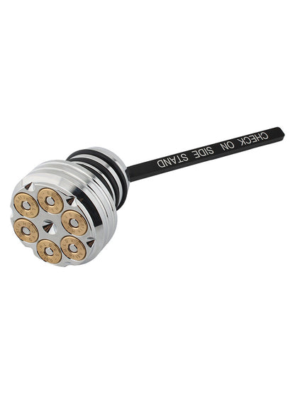 Oil Dipstick Tank Cap Plug For Softail 2000-2017 All Models Silver