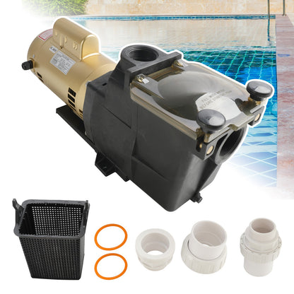 W3SP2607X10 Super Pump 1 HP Single Speed Pool Pump 230V