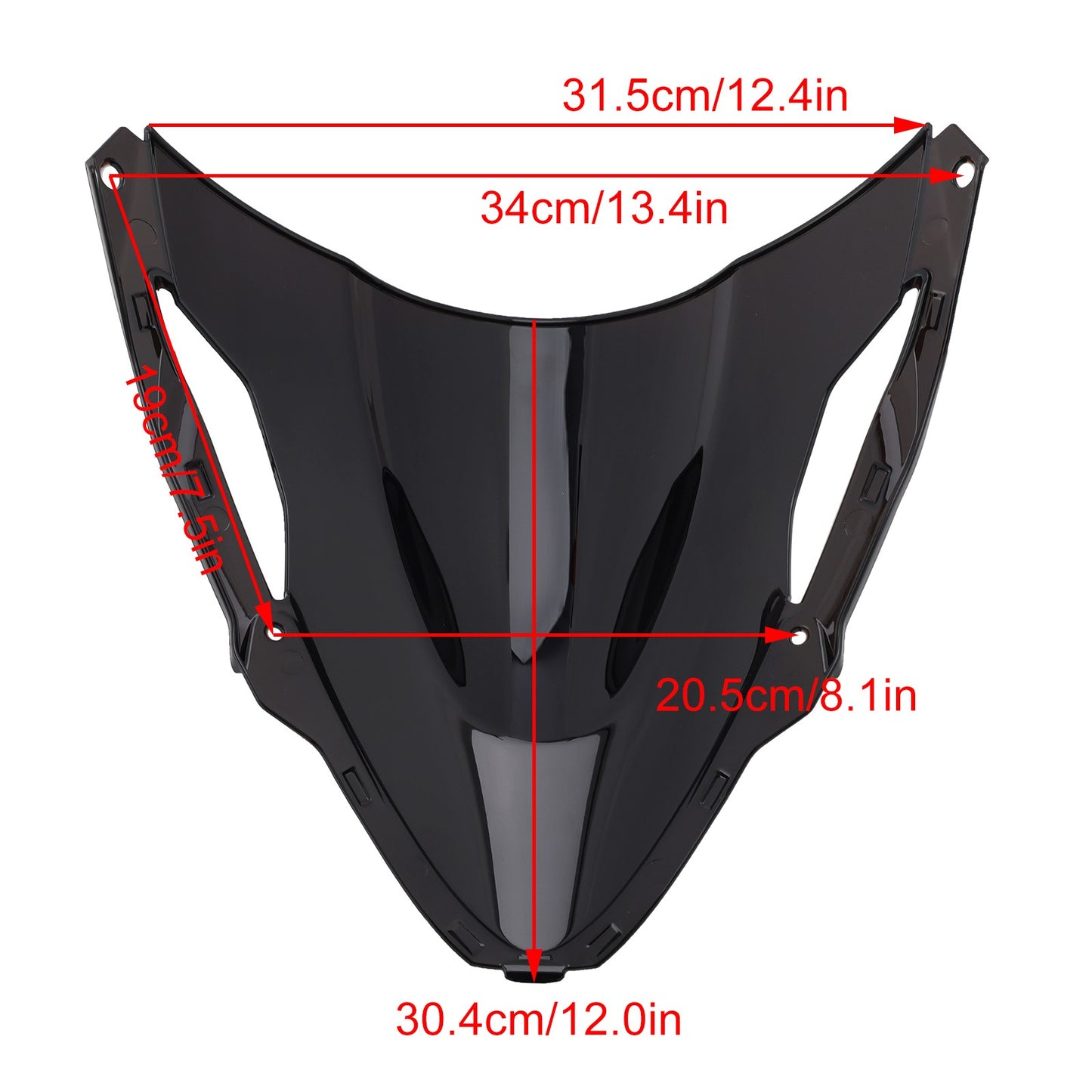 Windshield Windscreen for Kawasaki ZX6R 636 2024-2026