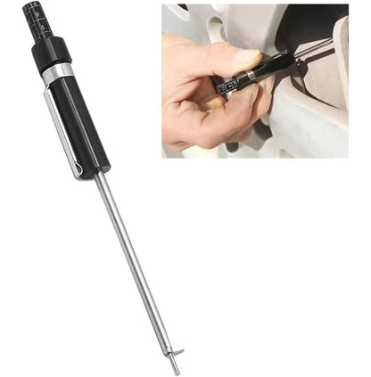 Brake Pad Thickness Gauge Measure Tool w/ Scale car Detection Pen Base Plate 6mm