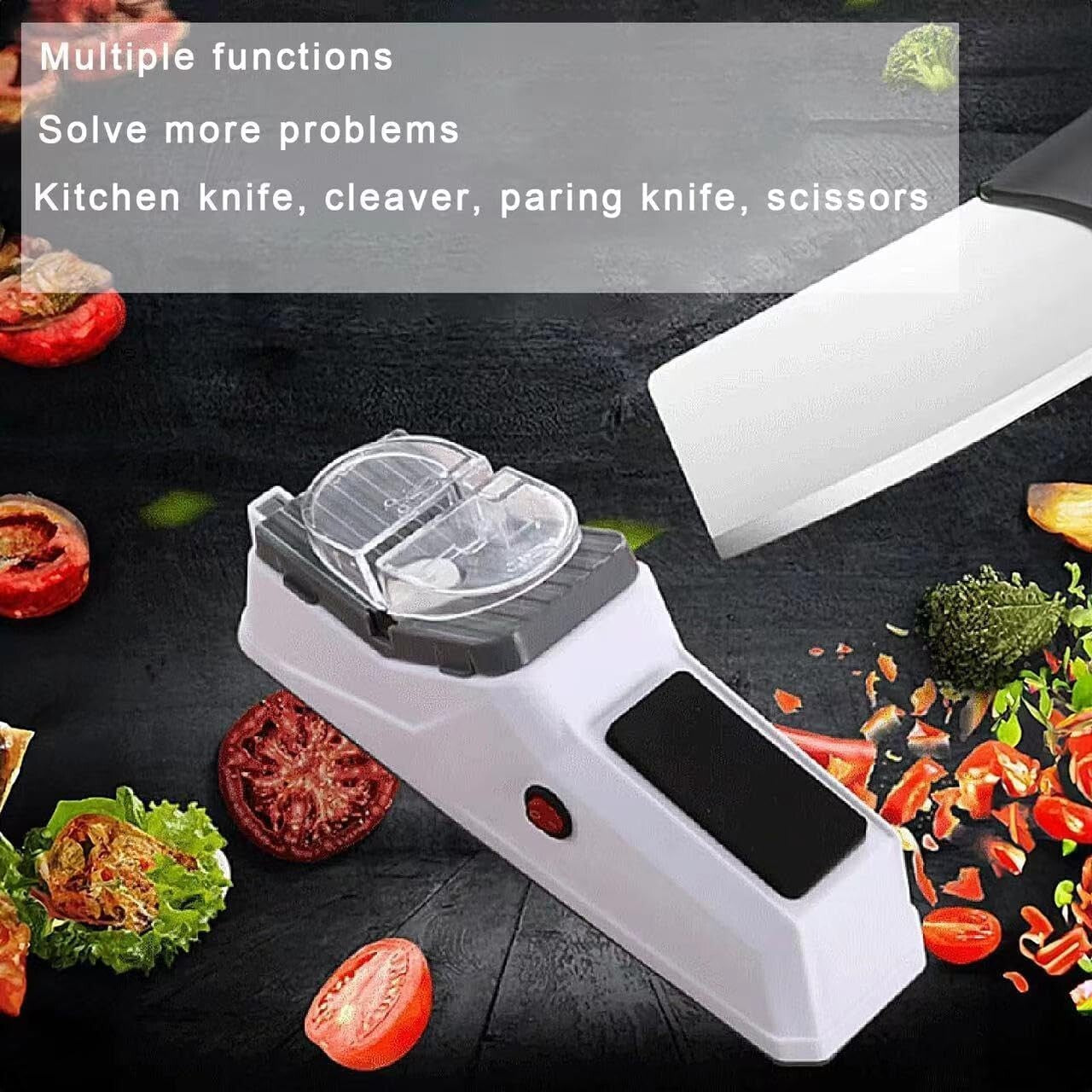 Electric Scissor & Knife Sharpener Grinding Machine Straight Knives with Charger