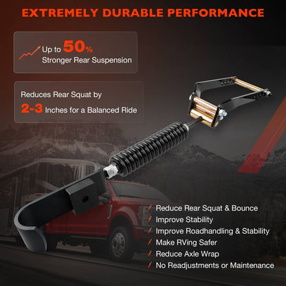 Rear Leaf Spring Suspension Heavy Duty Kit For 2009-2023 Ford F150 4WD 3611-YHD