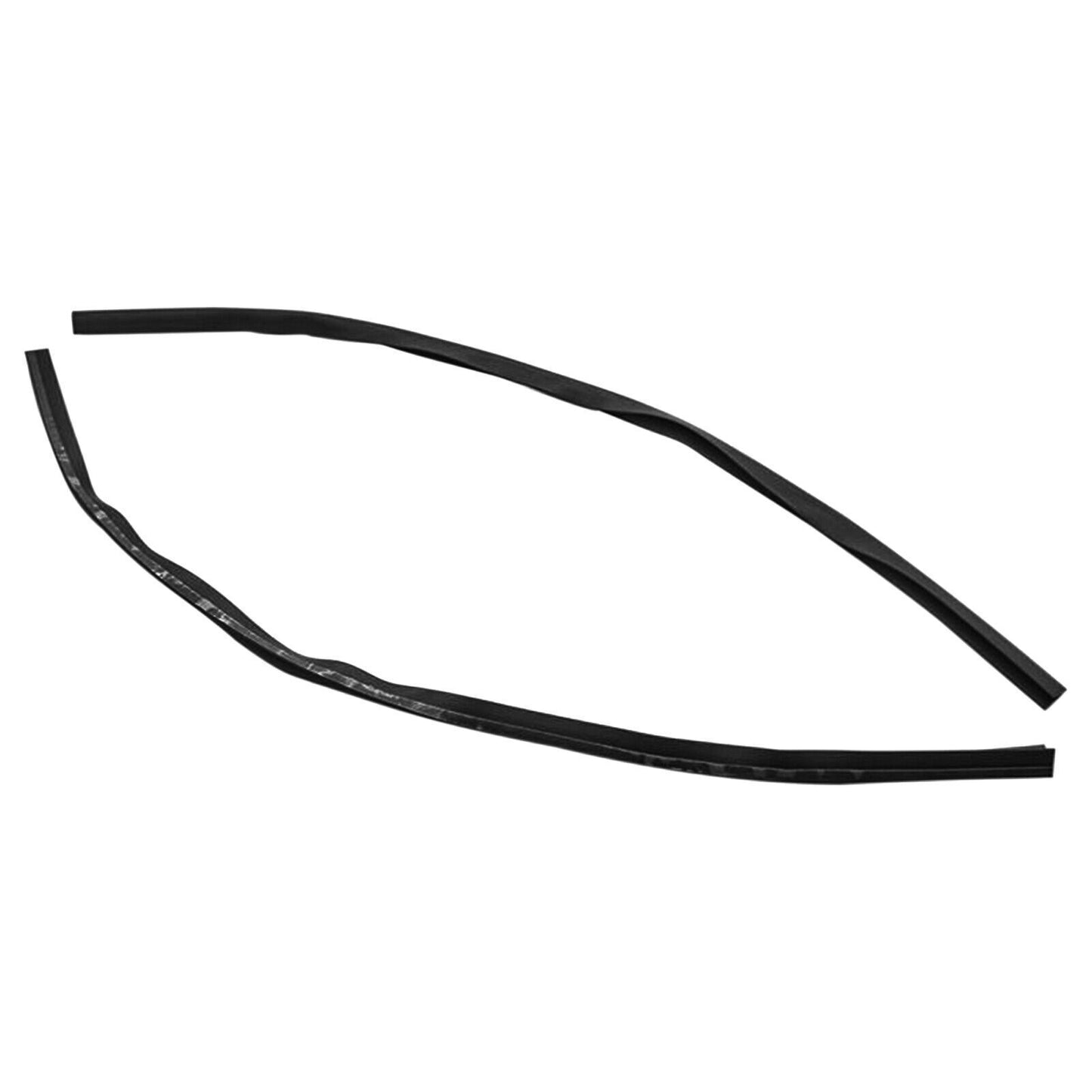 Fit 2022 2023 Subaru BRZ Style Front Bumper Lower Black Adhesive Strip Set 22-23