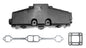 Exhaust Manifold For MerCruiser GM V8 305 350 - 860246A15, 860246Q11, 51230