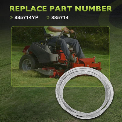 112.48" x 0.5" Mower Deck Drive Belt For Ferris 400S Series 48" 885714YP 885714