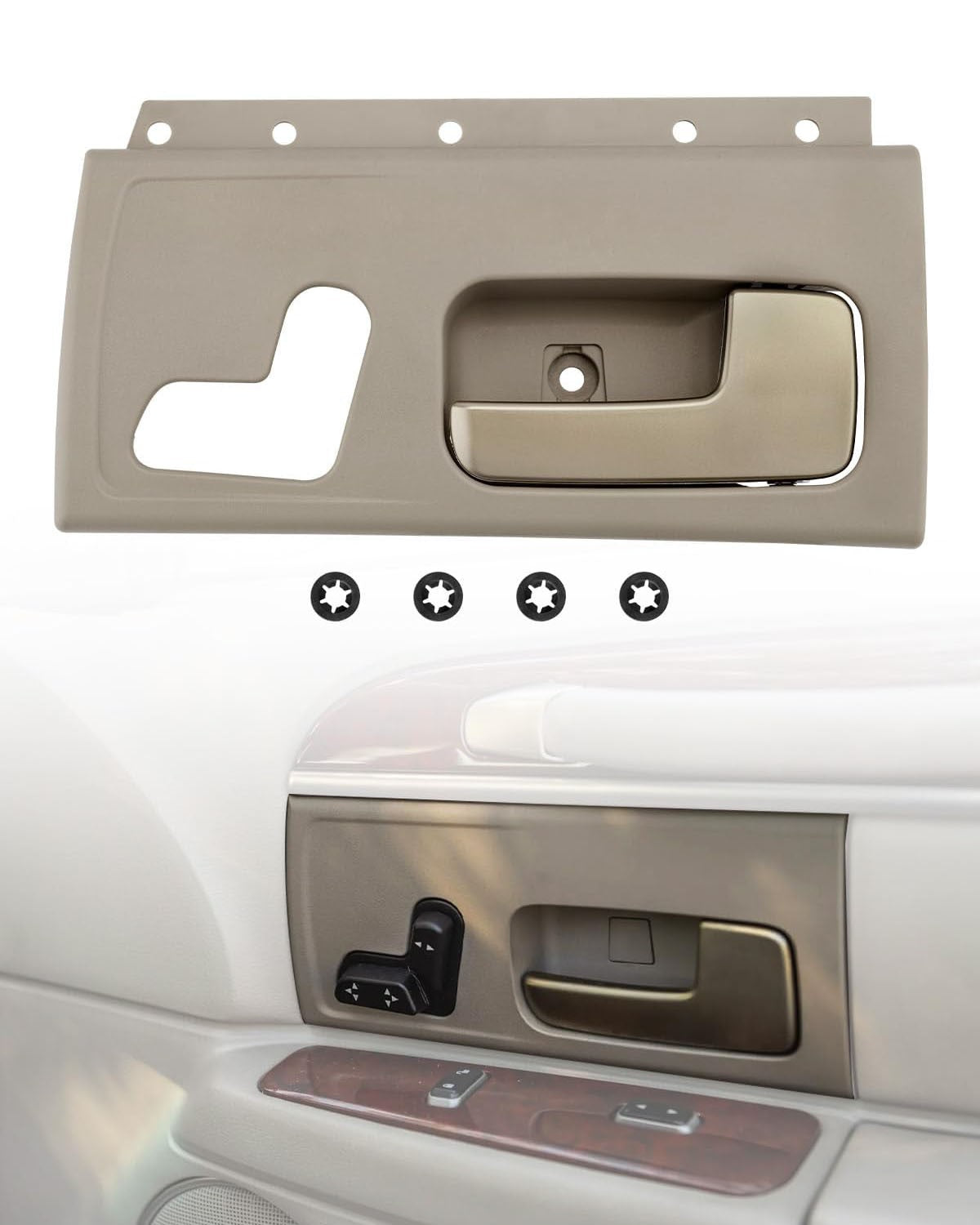 80471 Front Passenger Inside Interior Door Handle RH Fit 03-11 Lincoln Town Car