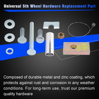 5th Wheel Hitch Rail Hardware Mounting Kit Trailer Hitch Mount For Reese 16111