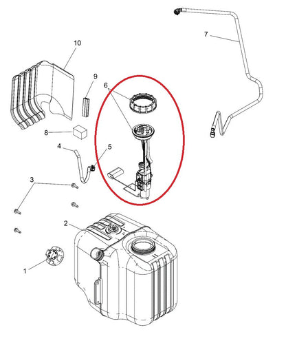 Fuel Pump Assembly For Polaris Ranger RZR 570 2014-2018 + Sender 2204945 2204852