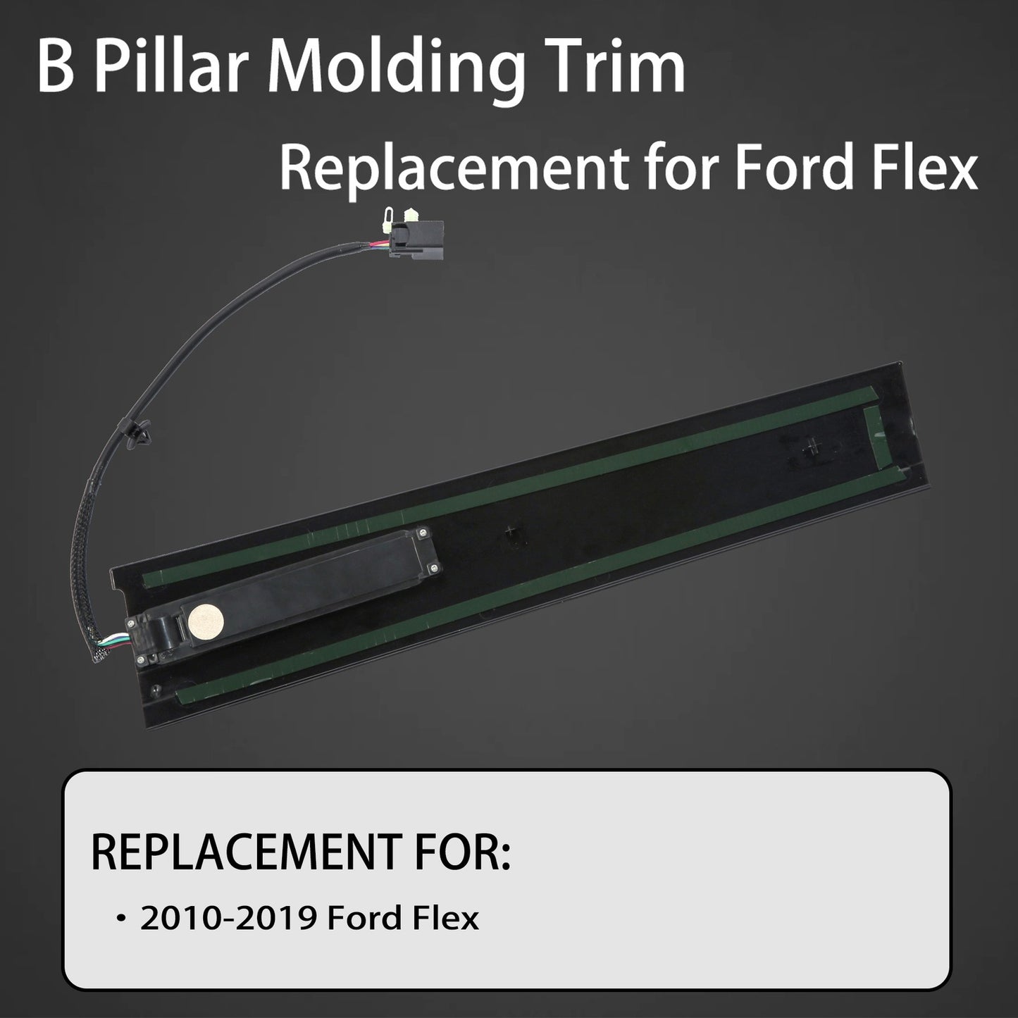 Door Entry Keypad Pillar Molding Trim Left Driver Side For 2010-2019 Ford Flex