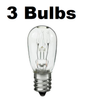 Solid Spare 130V 10W Light Bulb for Sears Kenmore Dryer Replaces 3406124 22002263 3 PACK