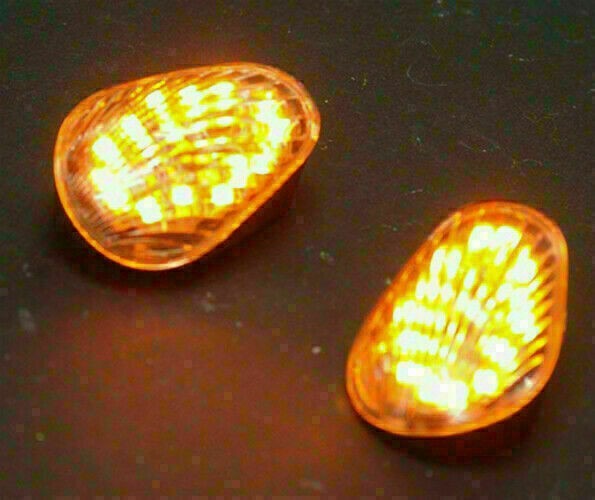 Clear Turn Signals Fit  Yamaha YZF R1 02-08 YZF R6 03-09 YZF R6S 06-08 Flush