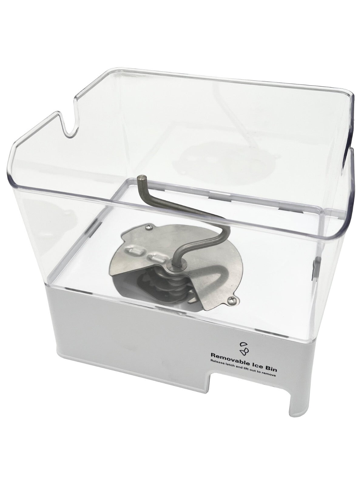 Solid Spare Refrigerator Ice Bucket Assembly Replacement For W10347093 Whirlpool Kitchenaid