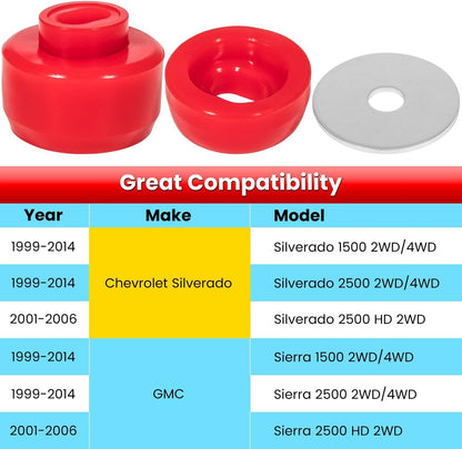 7-141 Body and Cab Mount Bushing Kit For Chevy Silverado Sierra 2/4WD 1999-2014