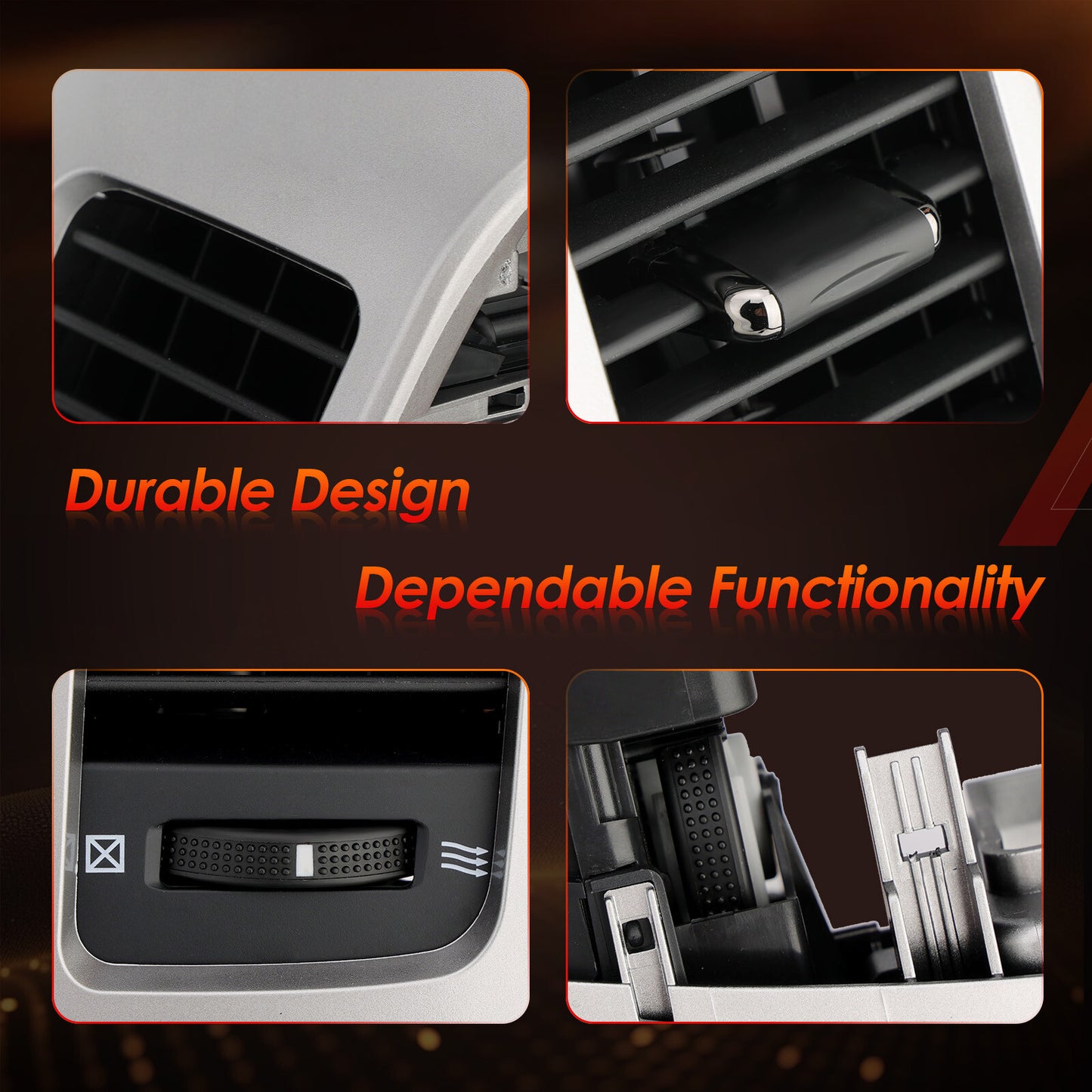 Instrument Air Vent Finish Panel Garnish For 2003-2009 Toyota Land Cruiser Lexus