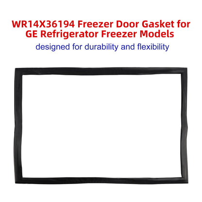 WR14X36194 Freezer Door Gasket for GE Refrigerator Freezer Models WR14X31558