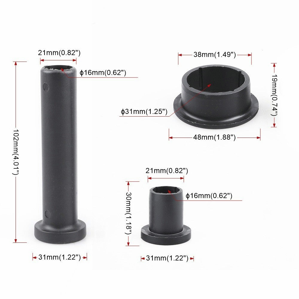 24x Rear Control Arm Bushing Kit For Polaris Sportsman 335 400 450 500 570 800