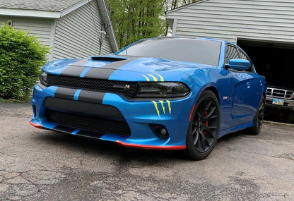 10" VINYL RALLY STRIPES RACING STRIPE KIT HOOD TRUNK ROOF For DODGE CHARGER