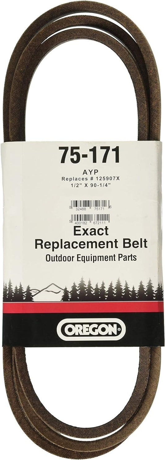 Solid Spare Oregon 75-171 1/2" X 90-1/4" Drive Belt For AYP 125907X