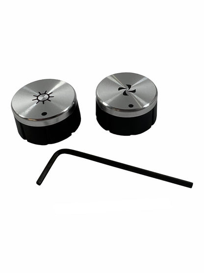 Solid Spare Broan SV08355 Blower and Light Knobs (2) For Range Hood E64 E60