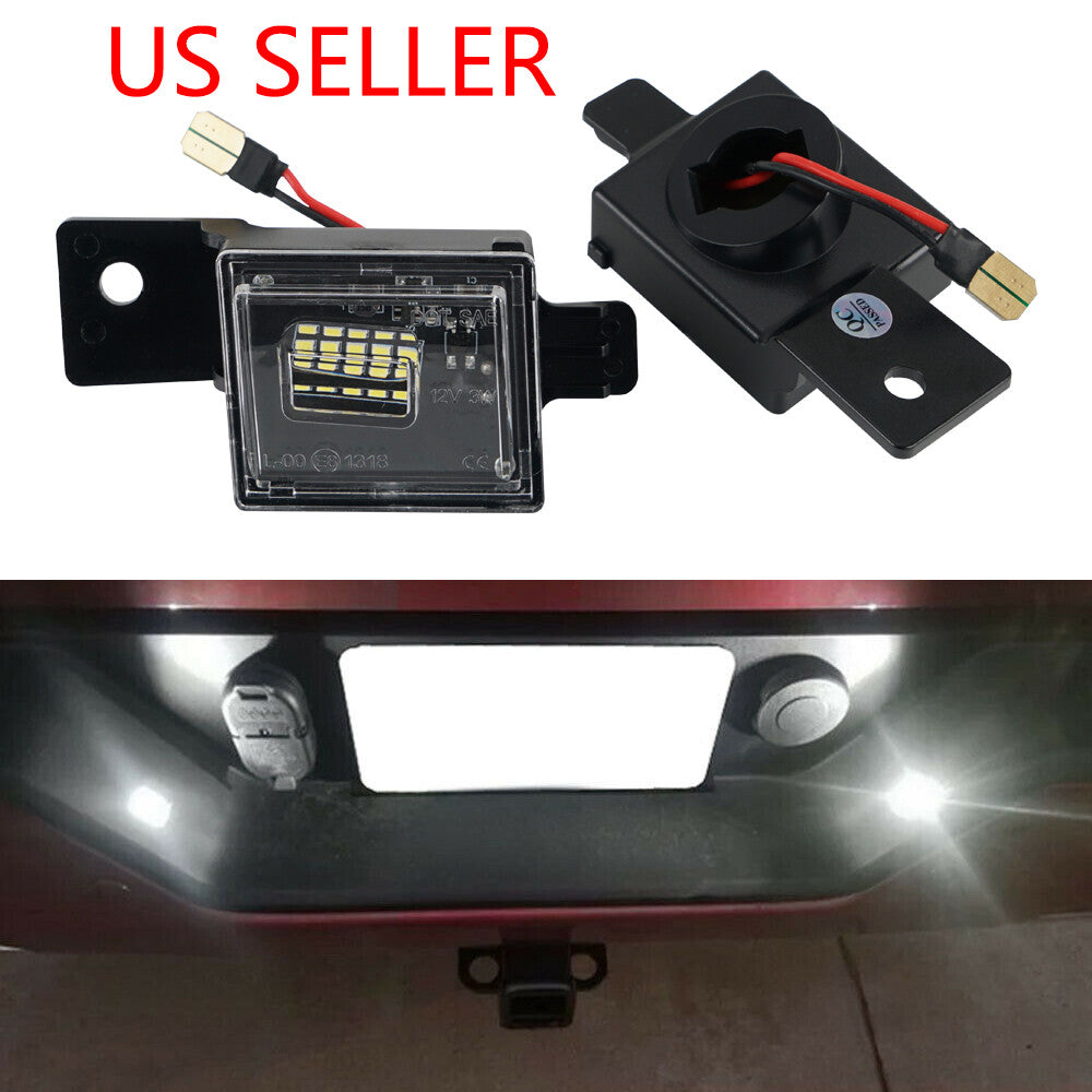AUXITO White LED License Plate Tag Light For 2014-18 Chevy Silverado GMC Sierra