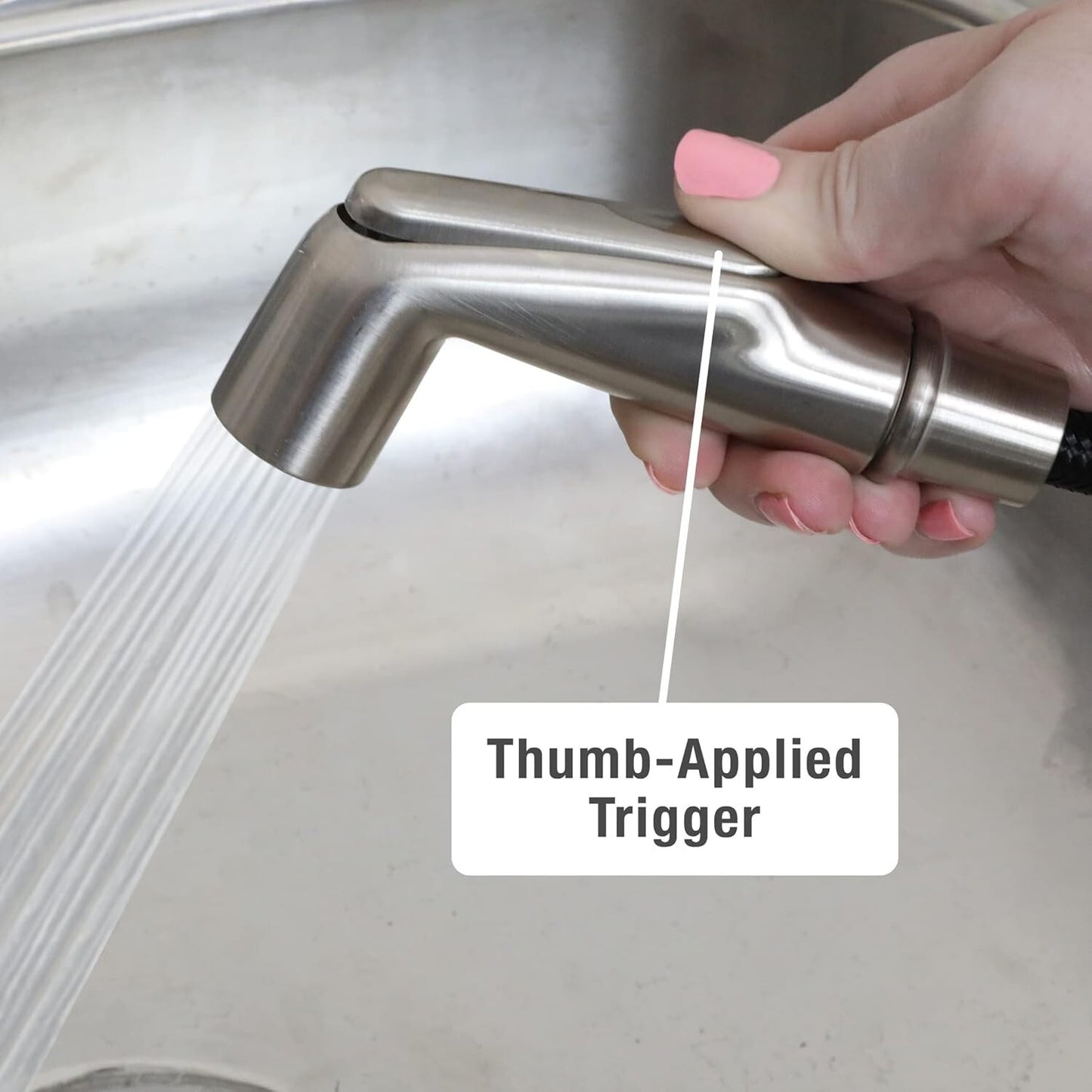 Pull Out Sink Side Sprayer Head Kitchen Faucet Replacement Attachment