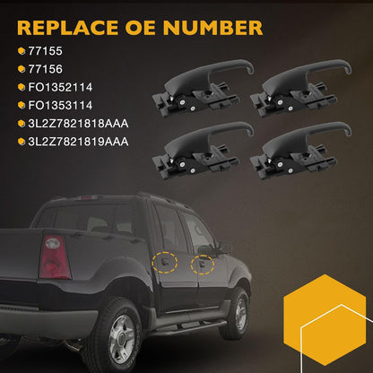 8Pcs Exterior & Interior Door Handles Left Right For 98-05 Ford Explorer Mercury