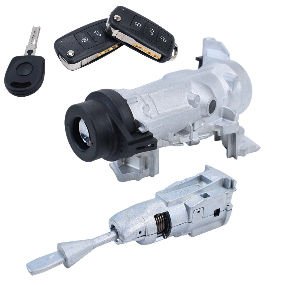 NEW Ignition Switch Door Lock Cylinder For VW Jetta 2006-2018 W/Remote Key