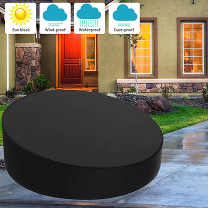 Waterproof Heavy Outdoor Sofa  Furniture Cover Day Bed Garden Patio Round