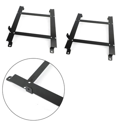 2X Low Mount Racing Bucketeat Base Tensileteel Bracket For 1997-2004 Corvette C5