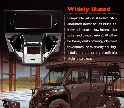 101720 Front Lower 2" Receiver Hitch For Can-Am Defender HD10 HD8 HD5 Heavy Duty