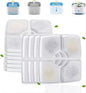 10pcs Pet Cat Water Fountain Filters Replacement for Square 84oz Automatic Fount