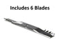 Solid Spare (6) Oregon 396-814 G6 Blade, Black