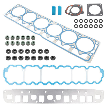 VS50458R 4.0L Engine Cylinder Head Gasket Set Fit 1999-06 Jeep Wrangler Cherokee