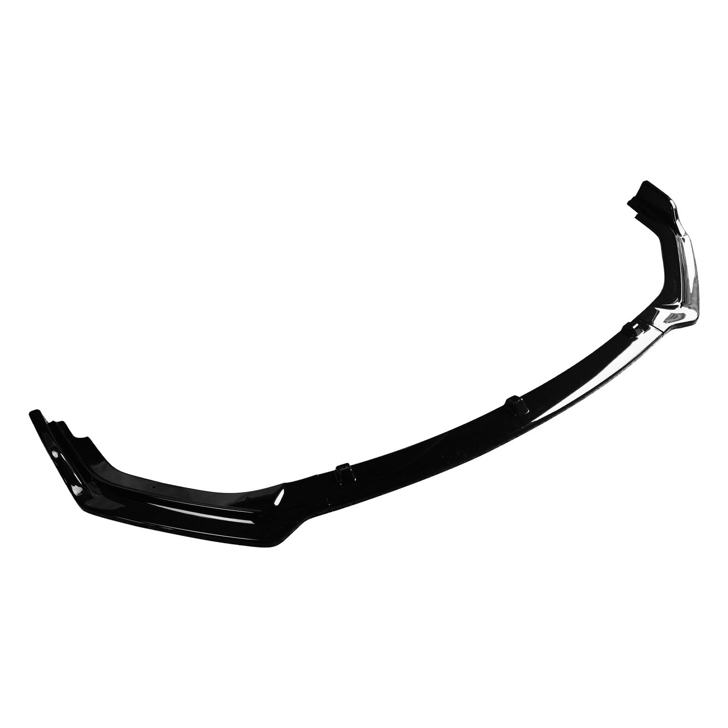 Glossy Black Front Bumper Lip Splitter Chin For 2018-2024 Infiniti Q50 Luxe Base