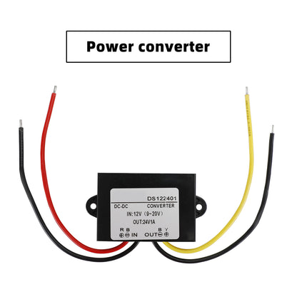 DC-DC 12V-24V 1A 24W Step Up Car Power Supply Converter Regulator Waterproof