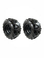 Solid Spare (2) Power Wheels 3900-6454 Black Wheel For Jurassic World Dino Racer ATV